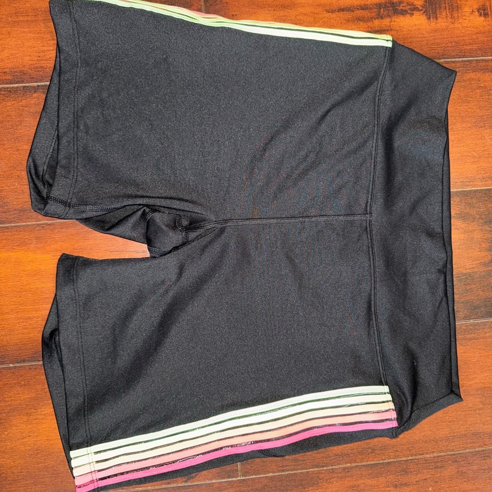 Victoria's Secret Black Shorts with Striped Accents